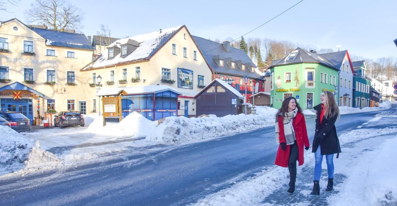 Hotel Erbgericht Buntes Haus Seiffen Extérieur photo